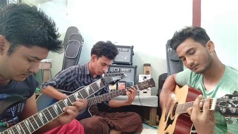 Guitar Solo Cover By Kyaw Gyi Than Htay Aung Ko Khant