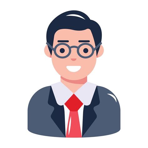 Trendy flat icon design of businessman 13765038 Vector Art at Vecteezy