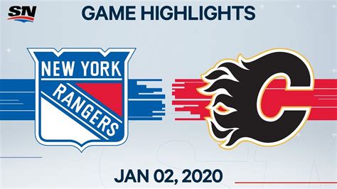 NHL Highlights Rangers Vs Flames Jan 02 2020 YouTube