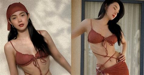 Minh Hằng diện bikini khoe vòng eo 58cm
