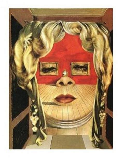 Salvador Dali Poster Reproduction Le Visage De Mae West X Cm