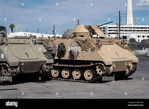 FMC Corporation M113 Tracked Armored Personnel Carrier Stock Photo Alamy