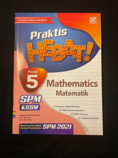 Spm Mathematics Exercise Book Form Hobbies Toys Books Magazines