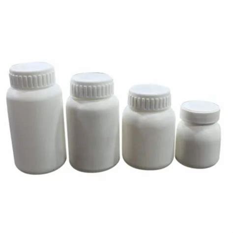 Plastic Bottle HDPE White Pills Bottle Manufacturer From Delhi