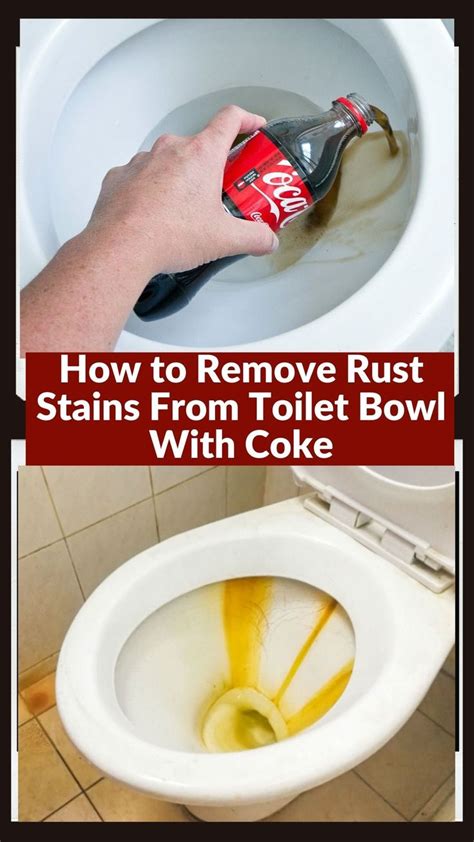 The Easy Way To Remove Rust Stains From The Toilet Bowl With Coke