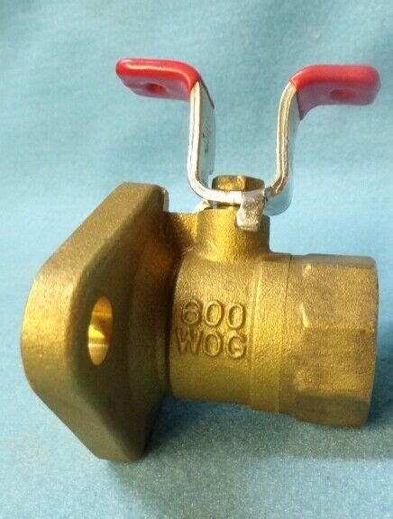 600 Wog Female Brass Flanged Ball Valve 1 F Npt Irontime Sales Inc