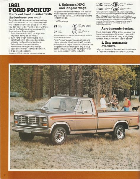 1981 Pickup Brochure