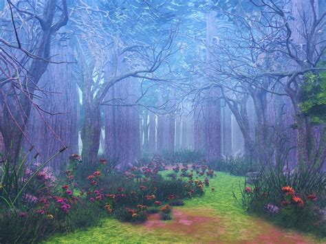 Magical Nights In The Forest Dalla Blog Florestas MÁgicas Arte Digital Fantasy Artwork