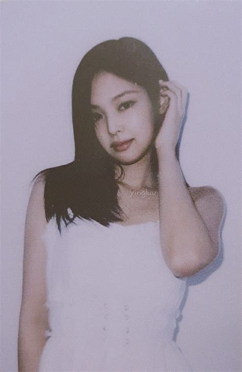 BLACKPINK JENNIE PHOTO CARD THE ALBUM SCAN