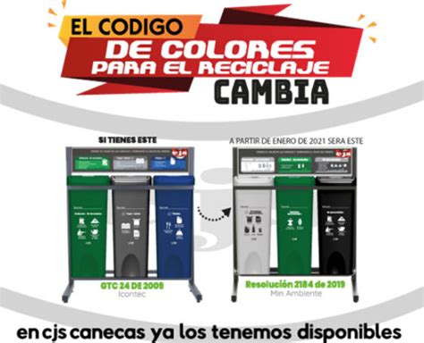 Conozca El Nuevo Código De Colores Unificado Cjs Canecas