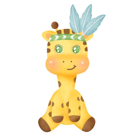 Baby Giraffe Clip Art Png