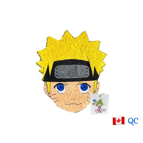 Eco Responsible Naruto Piñata Made From Recycled Cardboard And Fsc