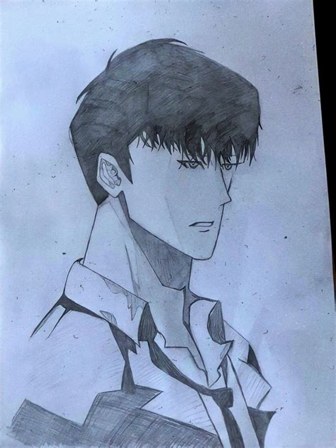 Манга «поднятия уровня в одиночку» | Sketches, Male sketch, Art