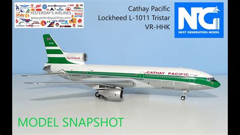 MODEL SNAPSHOT Cathay Pacific Lockheed L 1011 Tristar 1 VR HHK