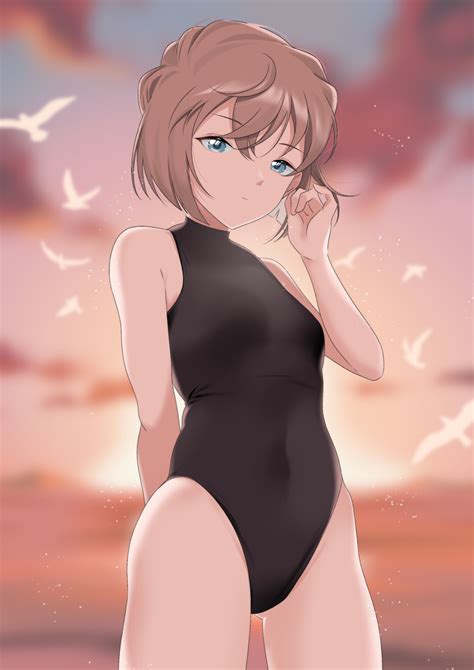 Haibara Ai Meitantei Conan Drawn By Oxygen Mask Oxygenmask