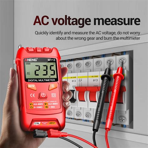 LOCALANENG M113 Digital Multimeter Intelligent AC DC Voltage 1999