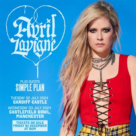 Avril Lavigne Tour 2024 Uk Tour Shani Darrelle