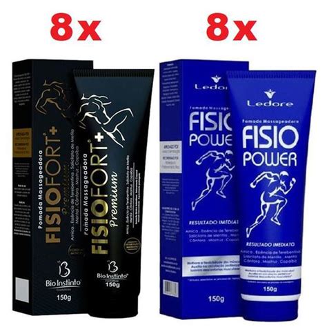 Super Kit Pomada Fisiofort Premium G Pomada Fisio Power Bio