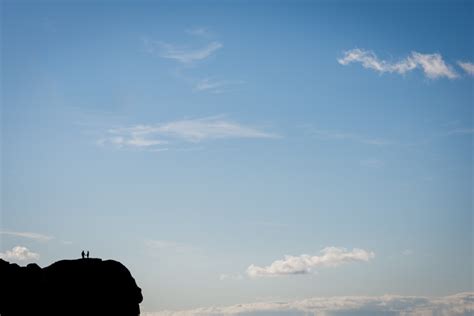 Stunning Sunset Engagement on Ilkley Moor