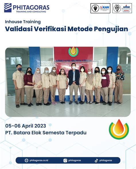 Inhouse Training Validasi Verifikasi Metode Pengujian Pt Batara Elok