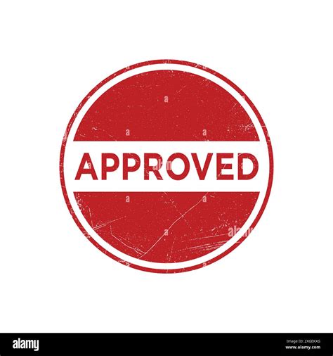 Approved Stamp Template Hi Res Stock Photography And Images Alamy