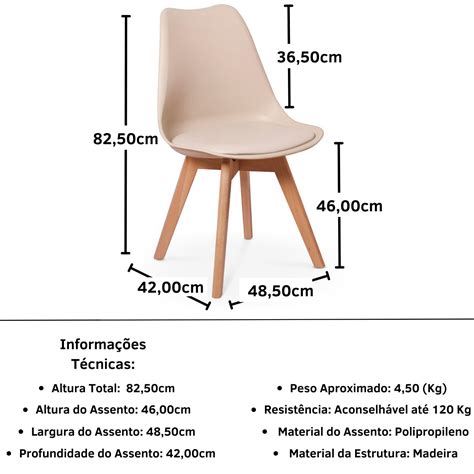 Conjunto 02 Cadeiras Eames Wood Leda Design Nude