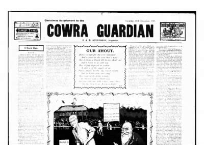 Cowra Guardian and Lachlan Agricultural Recorder Archive - Newspapers.com™