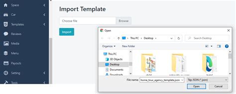 Import New Layout Booking Core Support System