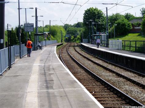 Picture Of Metrolink Stop At Woodlands Road Thetrams Co Uk