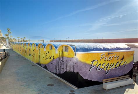 El Puerto Pesquero De Estepona Cuenta Con Un Nuevo Mural En Honor A Las