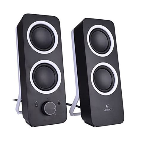 Logitech Z200 2 Channel Multimedia 2 Piece Audio Speaker System Black