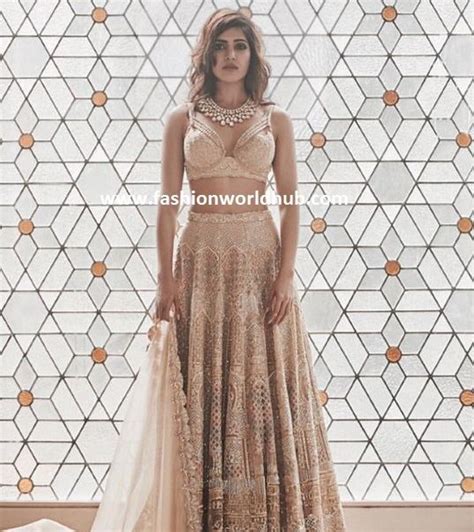 Samantha Ruth Prabhu In Love Story Lehenga By Koecsh Fashionworldhub