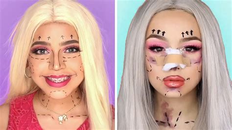 Barbie Girl Challenge Tiktok Compilation Best Makeup Transformation