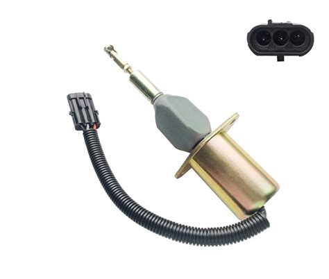 Diesel Shut Off Solenoid 3958176 For Cummins Solenoid Fuel Pump 24v Sa