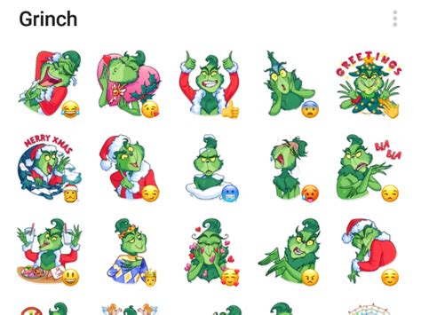 Grinch Sticker Pack Telegram Stickers Library