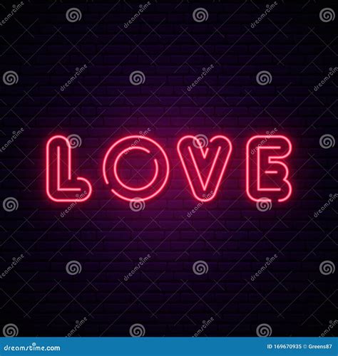 Love Is Love Neon Text Vector Design Template Lgbt Neon Logo Light