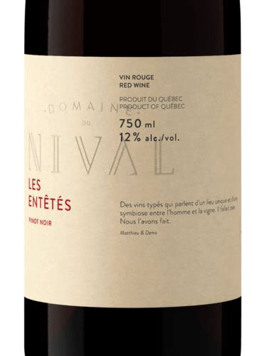 Domaine du Nival Les Entêtés Pinot Noir Vivino Lëtzebuerg