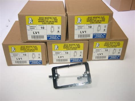 Arlington Lv Single Gang Lot Of Low Voltage Wall Plates Mounting