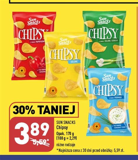 Chipsy Zielona Cebulka Cena Promocje Opinie Sklep Blix Pl