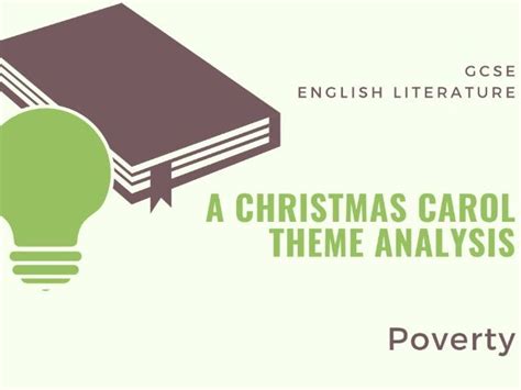 A Christmas Carol - Theme Analysis: Poverty | Teaching Resources