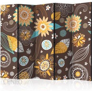 Artgeist Parawan Cz Ciowy A Urowe Kwiaty Ii Room Dividers