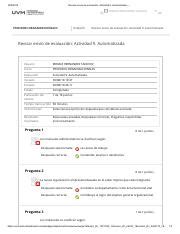 Revisar Env O De Evaluaci N Actividad Automatizada Pdf