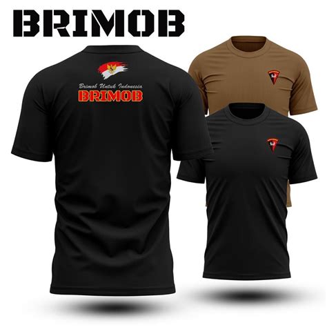 Jual Baju Kaos Dalam Pdl Brimob Polri Bahan Drifit Premium Bisa Cod