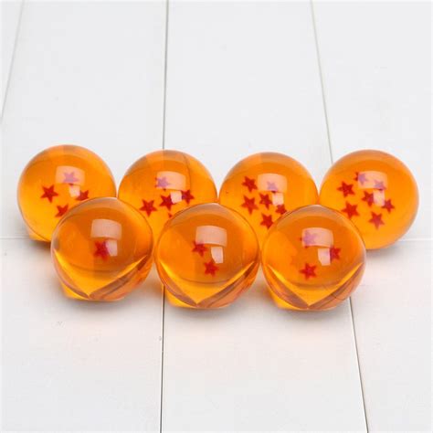 2020 3 5CM New DragonBall 7 Stars Crystal Ball Set Of Dragon Ball Z