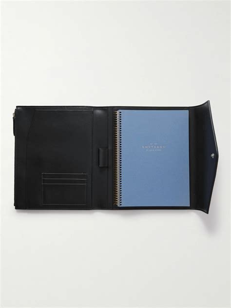 Smythson Panama Cross Grain Leather Folder Smythson