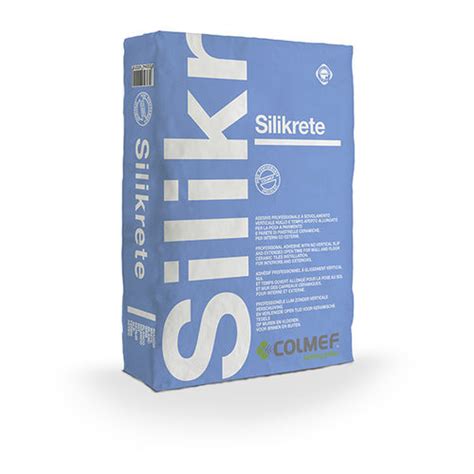 Fixing Adhesive Mortar Silikrete Colmef For Tile Hydraulic