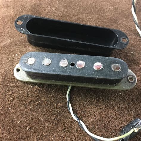 Fender Mustang Pickup 1975 Musicmaster Duo Sonic With Cover Reverb