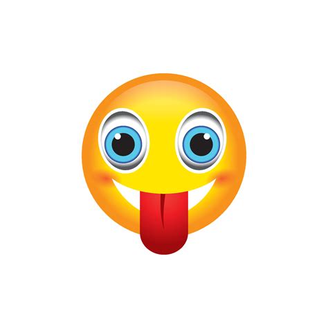 Image Of Emoticon Sticking Out Tongue 14604530 Vector Art At Vecteezy