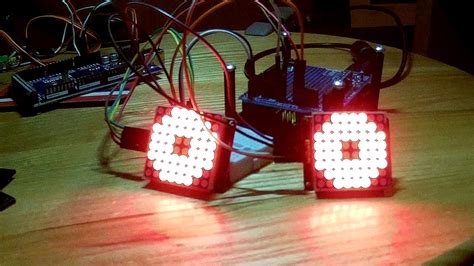 8x8 Led Matrix Eyes Program Youtube