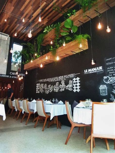 Tendências na decoração de bares cafés e restaurantes Simples